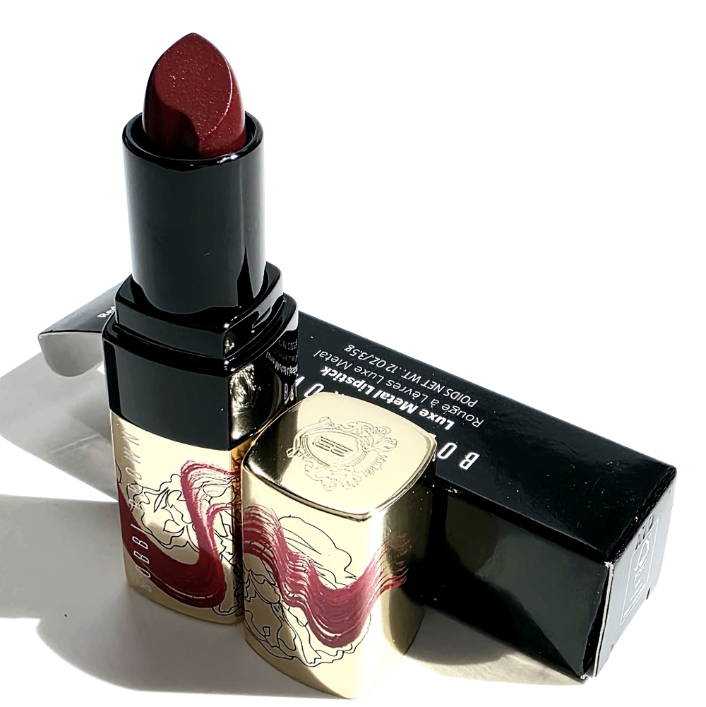 Bobbi Brown Luxe Metal Lipstick Red Fortune New LE - Picture 2 of 3